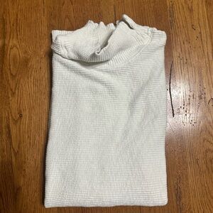 We The Free Ribbed Split Neck Mock Thermal Size Small